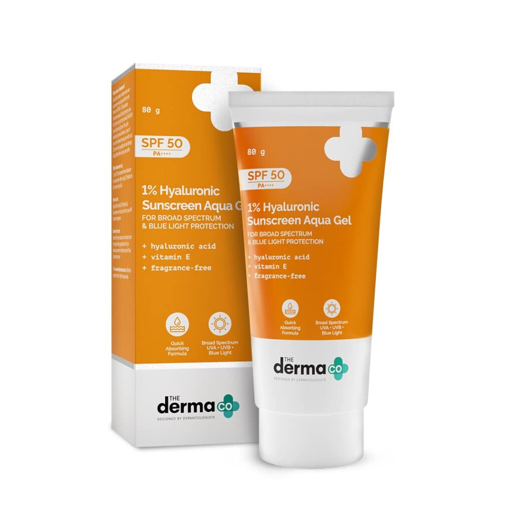 The Derma Co 1% Hyaluronic Sunscreen SPF 50